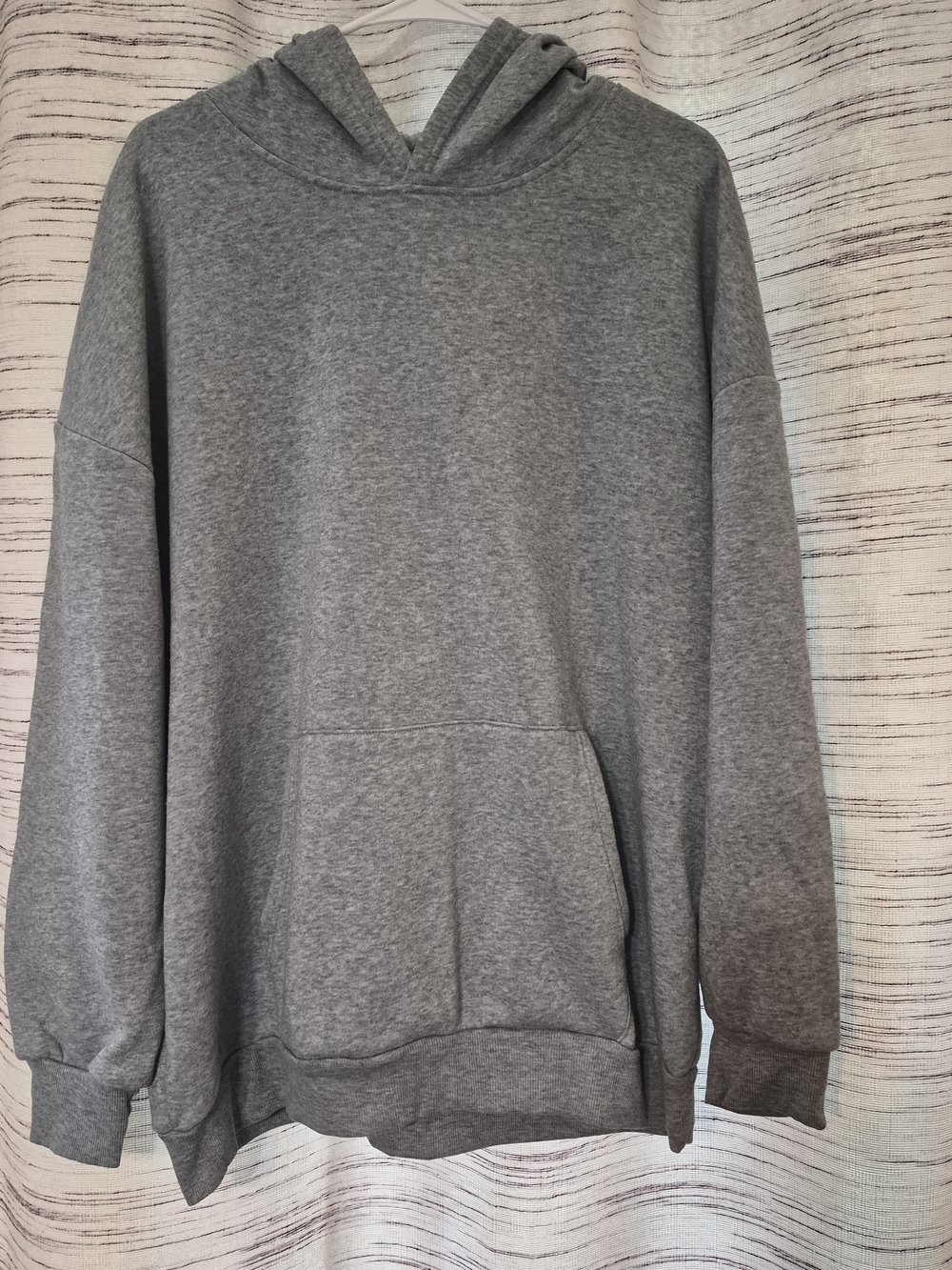 SHEIN Gray Oversized Hooded Sweatshirt